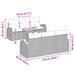 Tuin Sofa Set Bruin 55 x 55 x 37 cm poly rattan