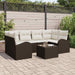 Tuin Sofa Set Bruin 55 x 55 x 37 cm poly rattan