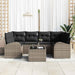 Tuin Sofa Set Grijs 55 x 55 x 37 cm poly rattan