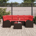 Tuin Sofa Set Bruin 55 x 55 x 37 cm poly rattan