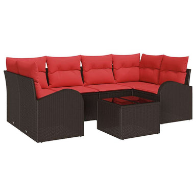 Tuin Sofa Set Bruin 55 x 55 x 37 cm poly rattan