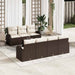 Tuin Sofa Set Bruin 55 x 55 x 37 cm poly rattan