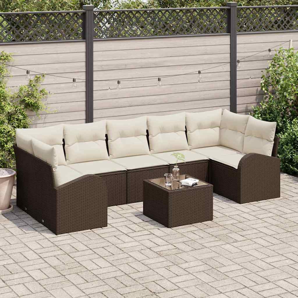 Tuin Sofa Set Bruin 55 x 55 x 37 cm poly rattan