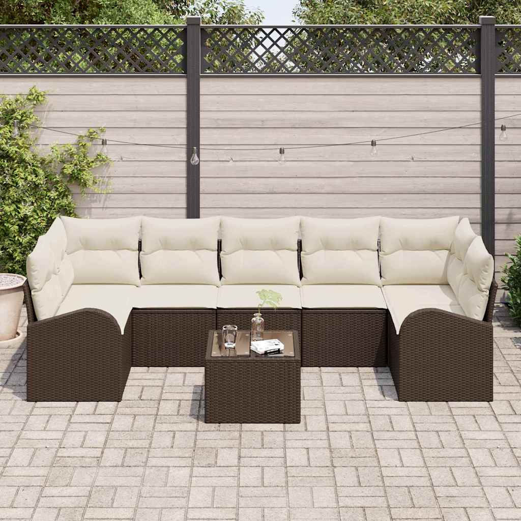 Tuin Sofa Set Bruin 55 x 55 x 37 cm poly rattan