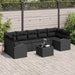 Tuin Sofa Set Zwart 55 x 55 x 37 cm poly rattan
