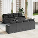 Tuin Sofa Set Zwart 55 x 55 x 37 cm poly rattan
