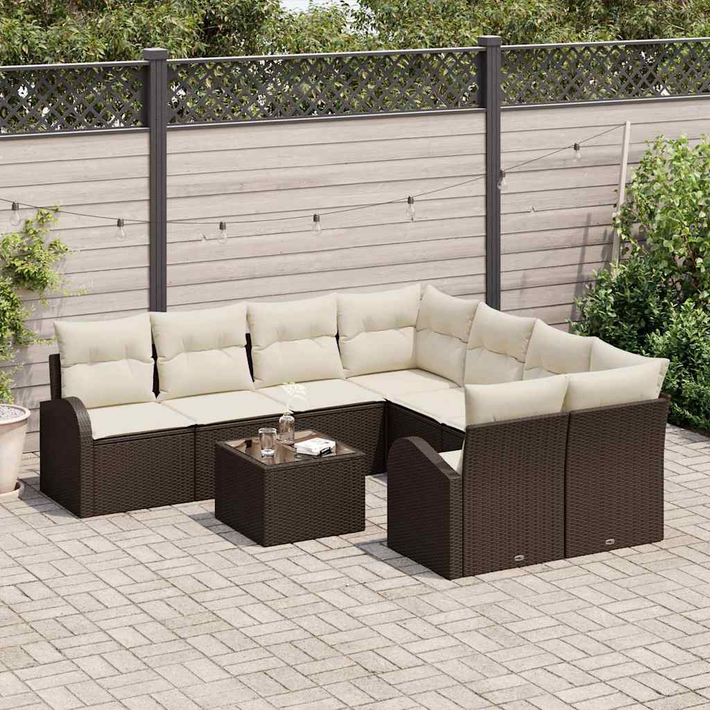 Tuin Sofa Set Bruin 55 x 55 x 37 cm poly rattan