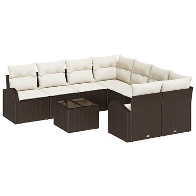 Tuin Sofa Set Bruin 55 x 55 x 37 cm poly rattan
