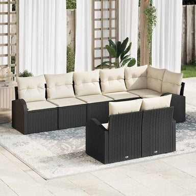Tuin Sofa Set 8 st 8-Aantal zitplaatsen poly rattan