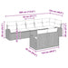 Tuin Sofa Set 8 st 8-Aantal zitplaatsen poly rattan