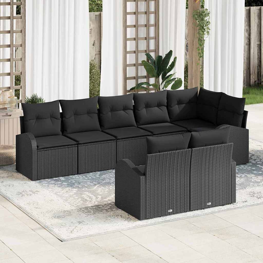 Tuin Sofa Set 8 st 8-Aantal zitplaatsen poly rattan