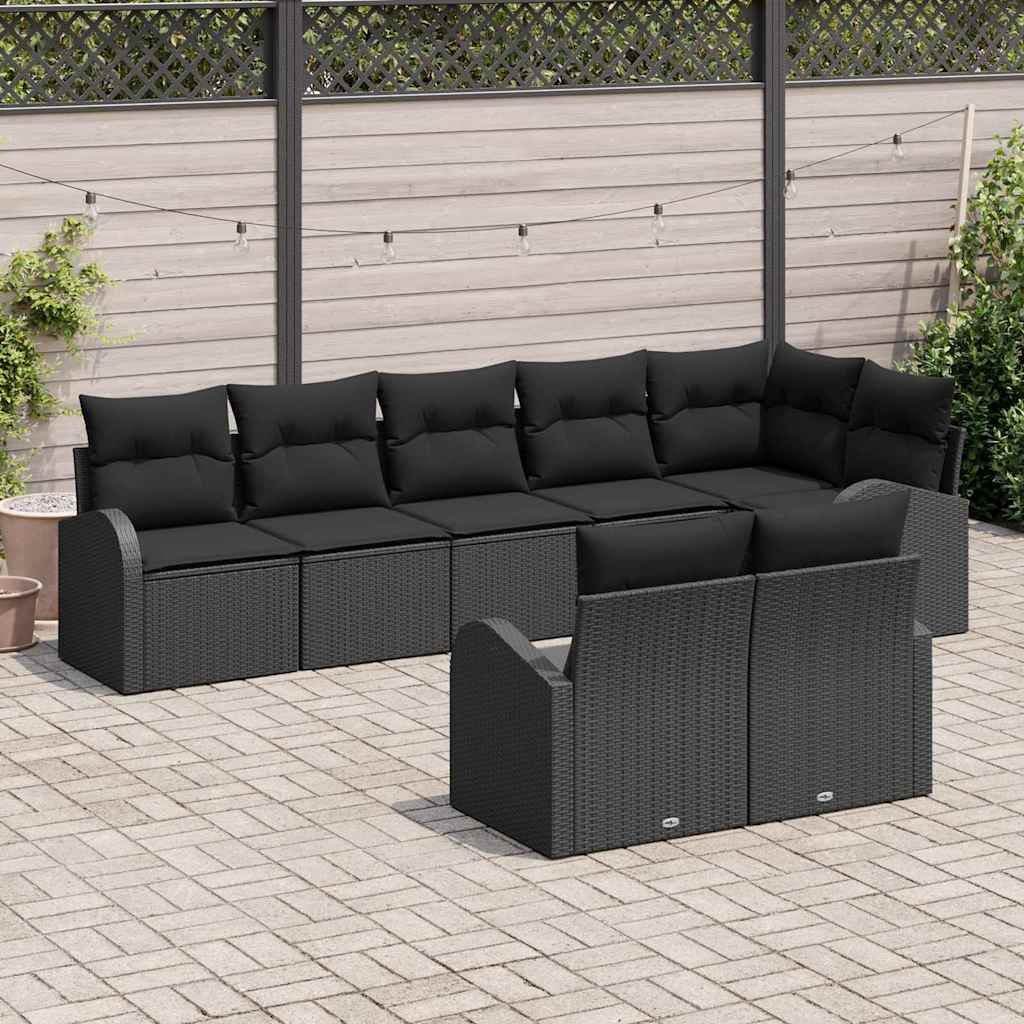 Tuin Sofa Set 8 st 8-Aantal zitplaatsen poly rattan