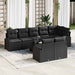 Tuin Sofa Set 9 st 8-Aantal zitplaatsen poly rattan