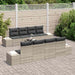 Tuin Sofa Set 7 st Lichtgrijs poly rattan