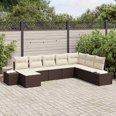Tuin Sofa Set 8 st poly rattan