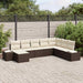 Tuin Sofa Set 8 st poly rattan