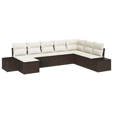 Tuin Sofa Set 8 st poly rattan