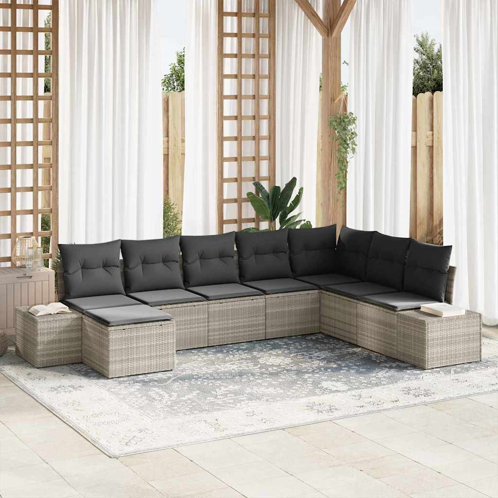 Tuin Sofa Set 8 st poly rattan