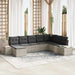 Tuin Sofa Set 8 st poly rattan