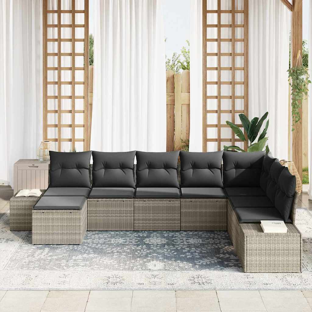 Tuin Sofa Set 8 st poly rattan