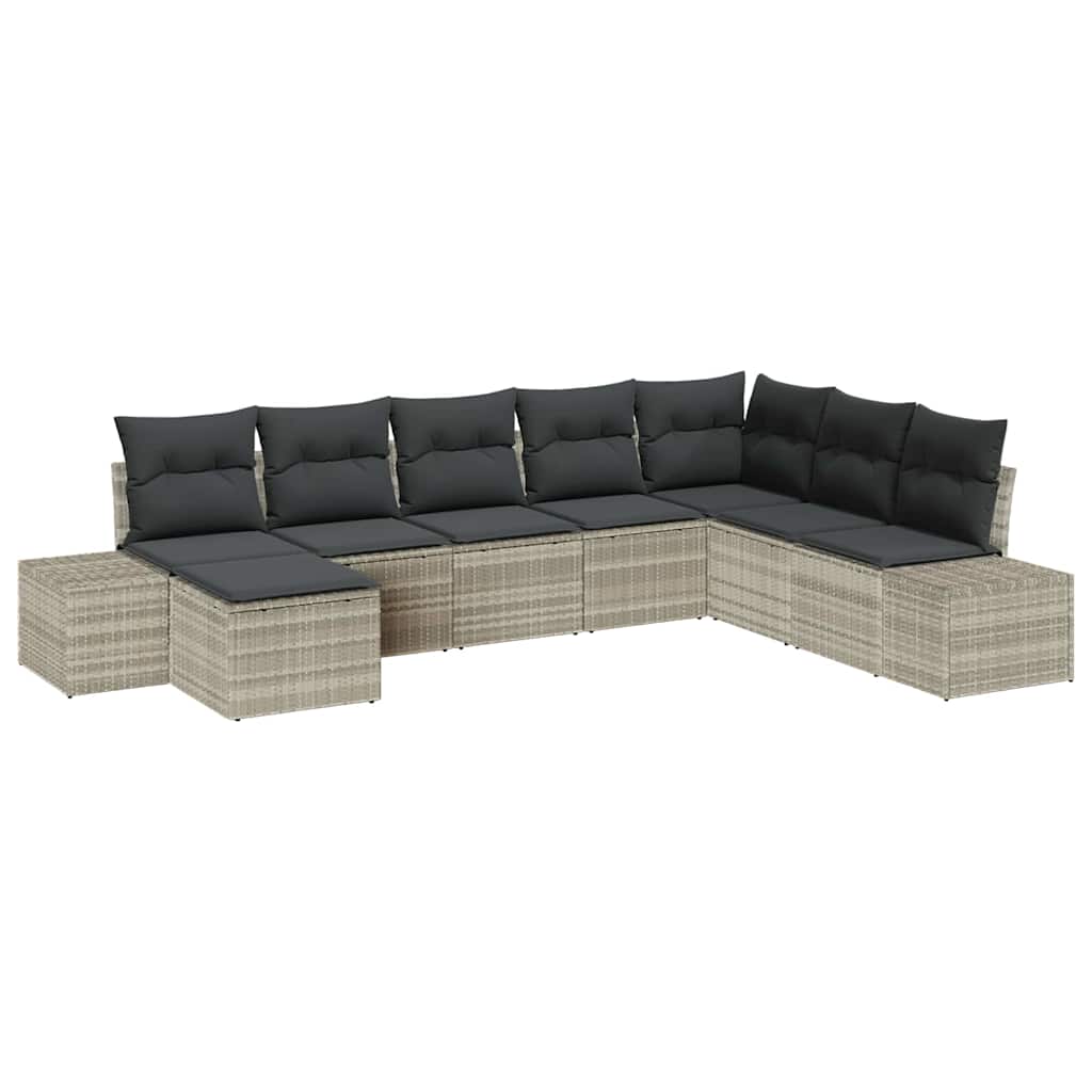 Tuin Sofa Set 8 st poly rattan
