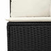 Tuin Sofa Set 9 st Zwart poly rattan