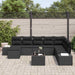 Tuin Sofa Set 9 st poly rattan