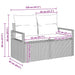 Tuin Sofa Set met opslag 6 pcs Zwart en Crème poly rattan