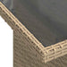 Tuin Sofa Set 9 st Beige en Licht Grijs poly rattan