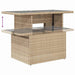 Tuin Sofa Set 9 st Beige en Licht Grijs poly rattan