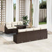 Tuin Sofa Set 8 st Bruin en Crème poly rattan