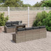 Tuin Sofa Set 8 st Grijs poly rattan