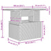 Tuin Sofa Set 7 st Bruin en Rood poly rattan