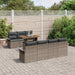 Tuin Sofa Set 8 st Grijs