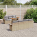 Tuin Sofa Set 8 st beige en lichtgrijs