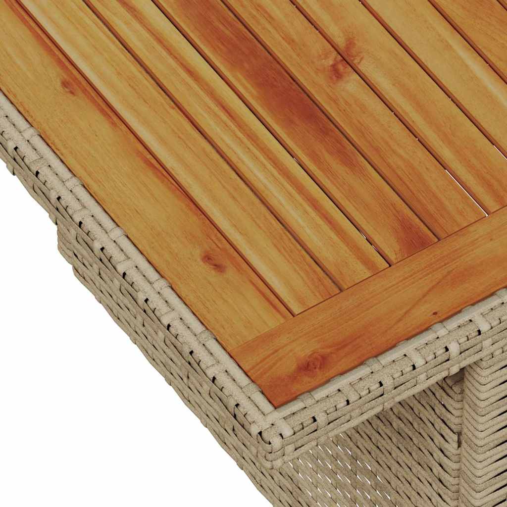 Tuin Sofa Set 8 st beige en lichtgrijs