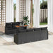 Tuin Sofa Set 8 st Zwart