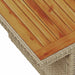 Tuin Sofa Set 7 st beige en lichtgrijs