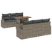Tuin Sofa Set 7 st Grijs