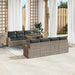 Tuin Sofa Set 7 st Grijs