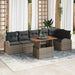 Tuin Sofa Set 7 st Grijs