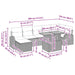 Tuin Sofa Set 8 st Grijs