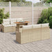 Tuinbankenset 7 st Beige en Crème