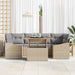 Tuinbankenset 7 st Beige en Grijs