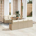 Tuinbankenset 8 st Beige en Crème