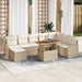 Tuinbankenset 9 st Beige en Crème