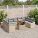 Tuinbankenset 10 st Beige en Grijs