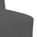 Modulaire Bankeenheid Armlos 2 st Donkergrijs Katoen Stof