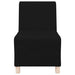 Modulaire Bankeenheid Armlos 3 st Zwart Stof