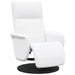 Massage Recliner Stoel Wit Nep Leer